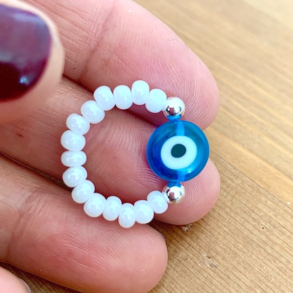 Evil Eye Stacking Rings - Picture 6 of 6